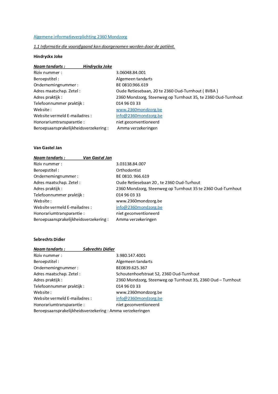 2360 - Mondzorg
